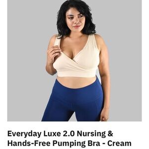 Love & fit hands free pumping and nursing bra - xl